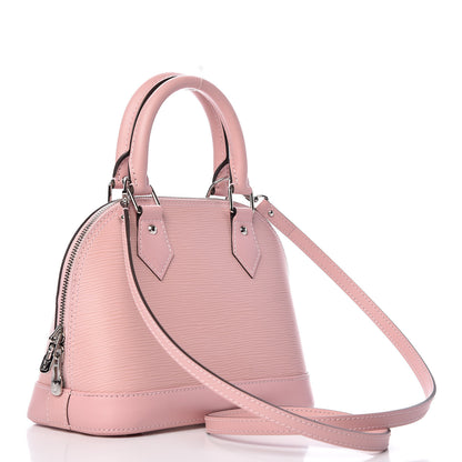 Louis Vuitton Epi Alma BB Rose Ballerine 3 of 9