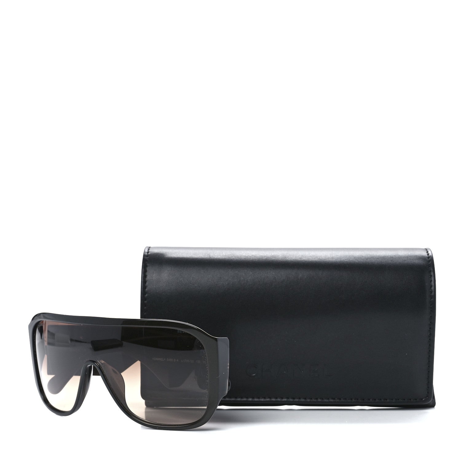 Chanel Acetate Crystal CC Shield Sunglasses 5466-B-A Brown 8 of 8