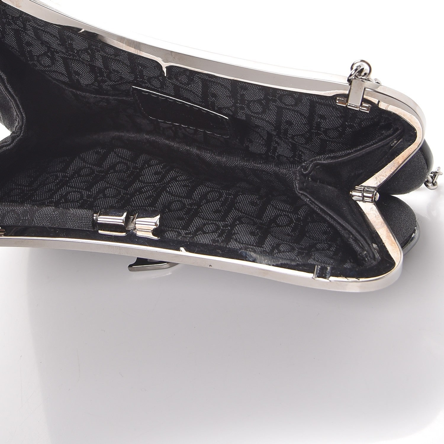 Christian Dior Nylon Mini Saddle Bag Black 6 of 8