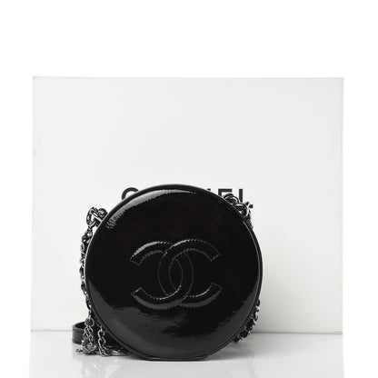 Chanel Patent Round As Earth Evening Bag Black 9 of 9