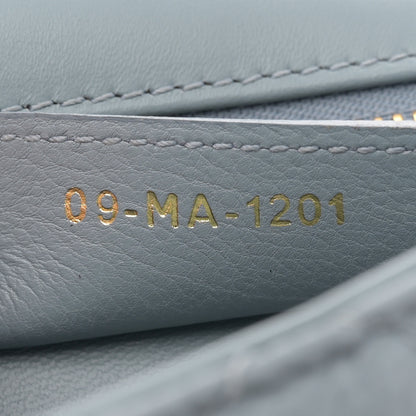 Christian Dior Supple Calfskin Cannage Medium Caro Bag Ethereal Grey 7 of 14