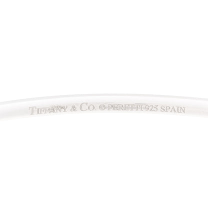 Tiffany Sterling Silver Elsa Peretti Double Open Heart Bangle Bracelet 4 of 4