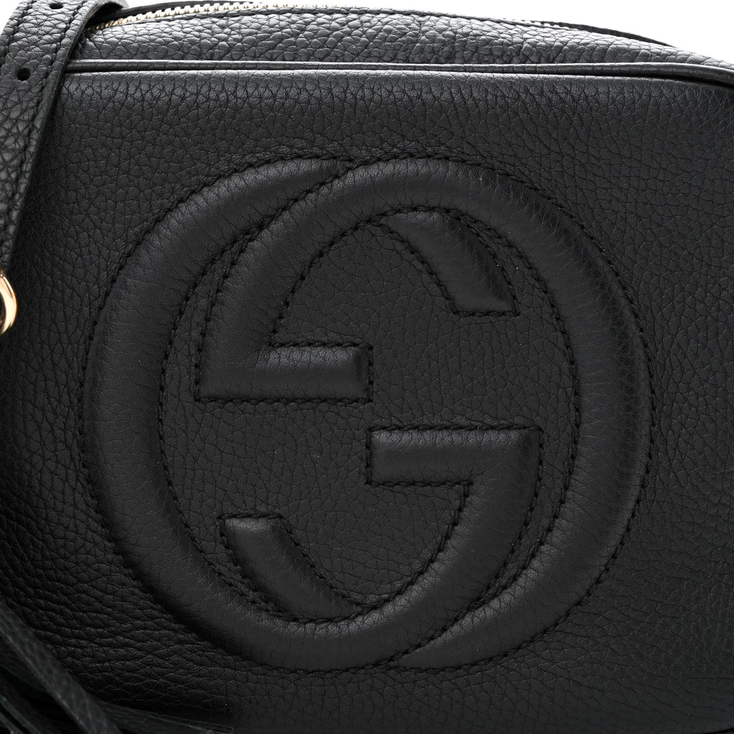 Gucci Pebbled Calfskin Small Soho Disco Bag Black 10 of 18