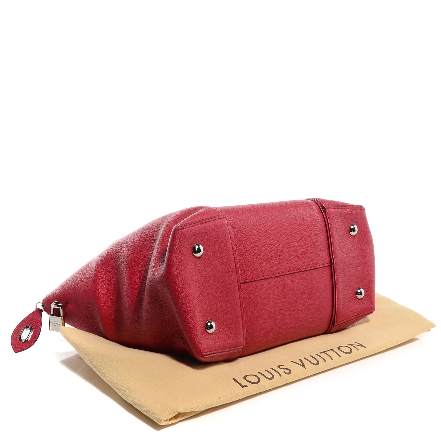 Louis Vuitton Veau Cachemire Soft Lockit MM Framboise 4 of 10