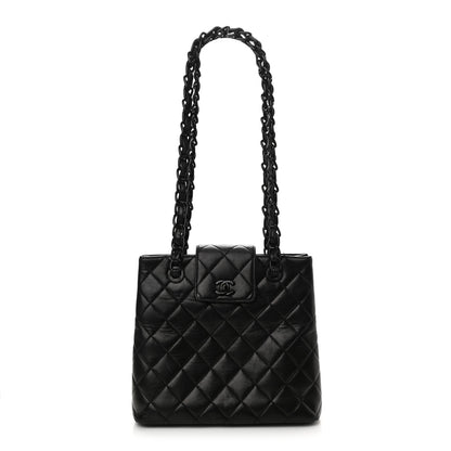 Chanel Lambskin Quilted Shoulder Bag So Black 1 of 11