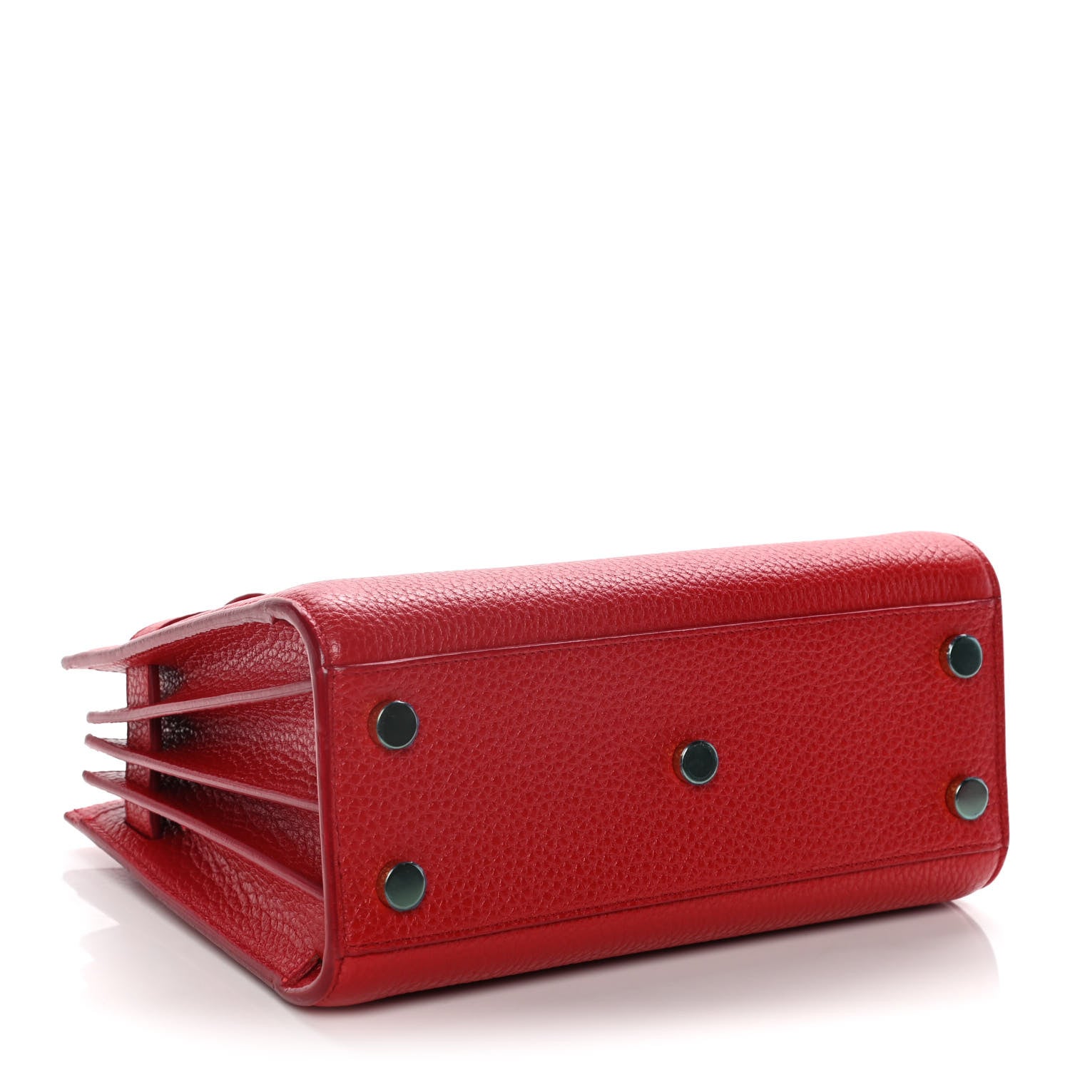 Saint Laurent Grained Calfskin Nano Sac De Jour Lipstick Red 3 of 10