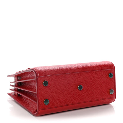 Saint Laurent Grained Calfskin Nano Sac De Jour Lipstick Red 3 of 10