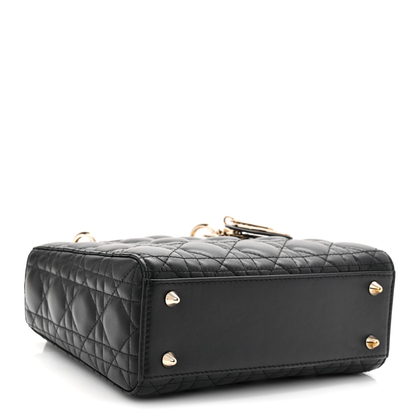 Lambskin Cannage Small My ABCDior Lady Dior Black