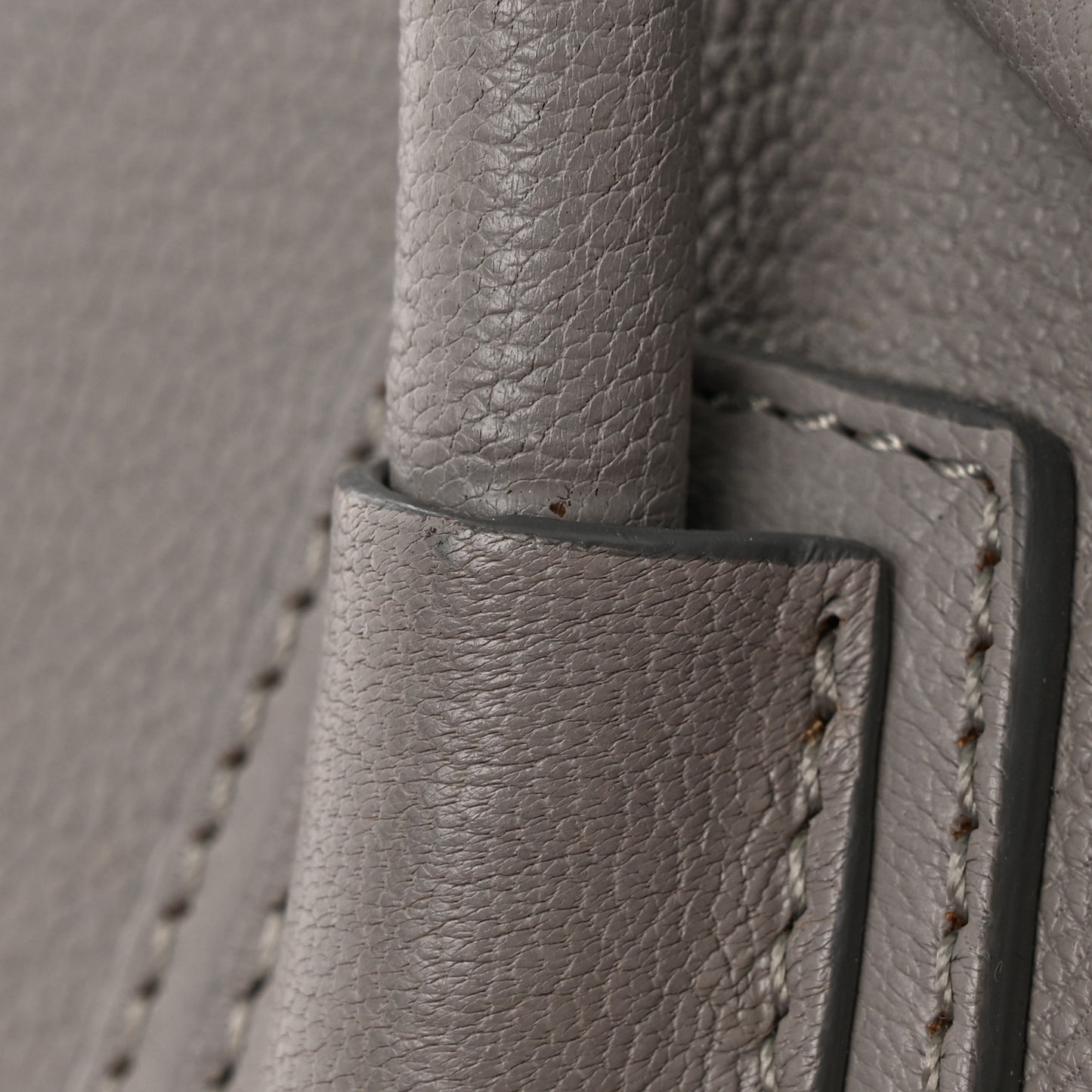 Sugar Goatskin Small Antigona Pearl Grey