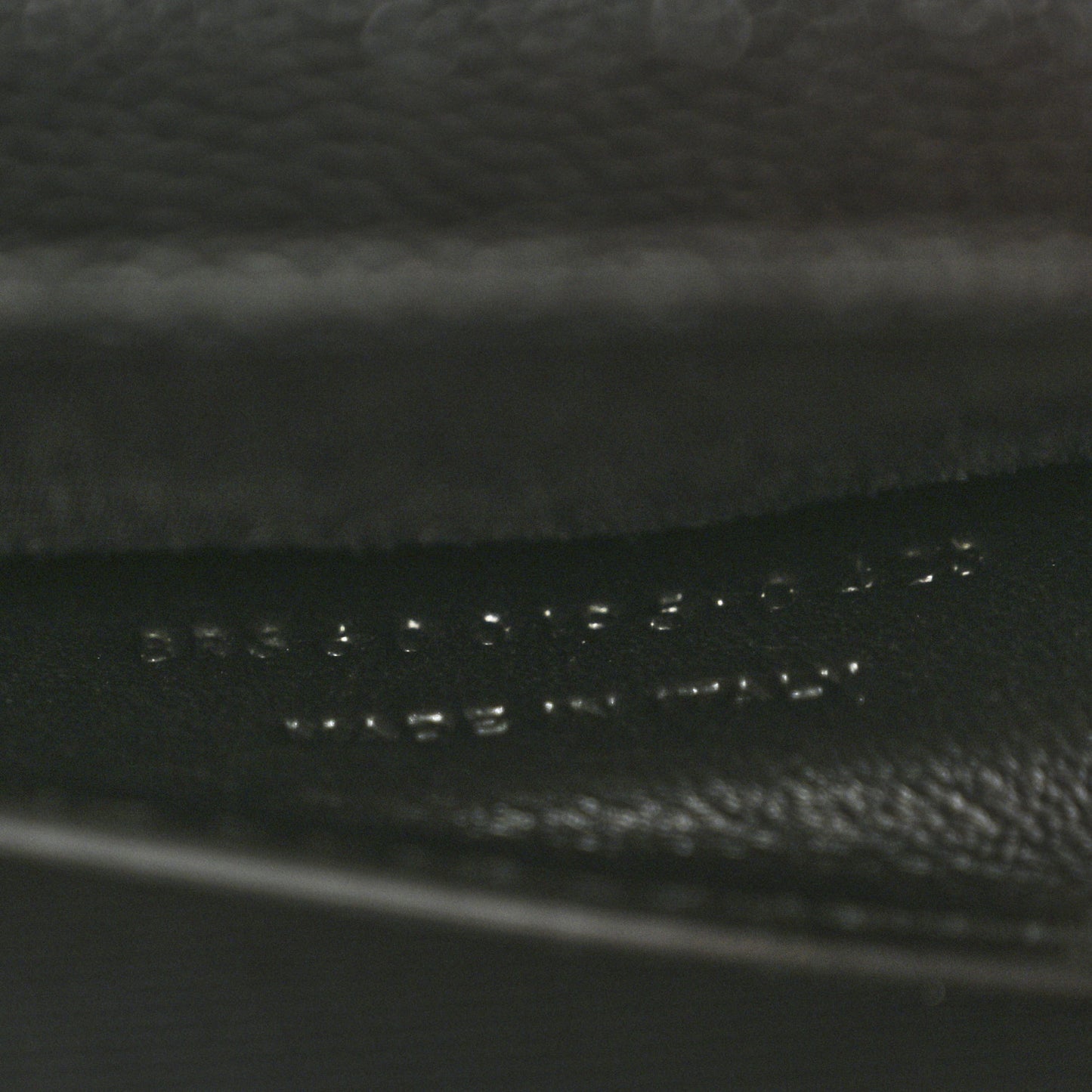 Grain De Poudre Textured Mixed Matelasse Triquilt Small Monogram Satchel Black