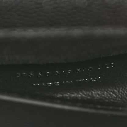 Saint Laurent Grain De Poudre Textured Mixed Matelasse Triquilt Small Monogram Satchel Black 7 of 12