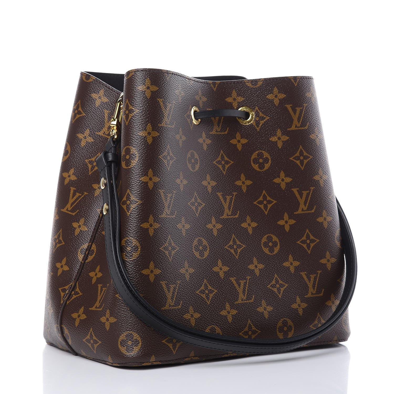Louis Vuitton Monogram Neonoe MM Black 3 of 8