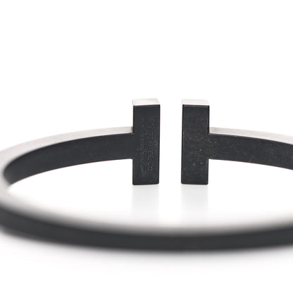 Tiffany Black-Coated Stainless Steel T Square Bracelet 4 of 5