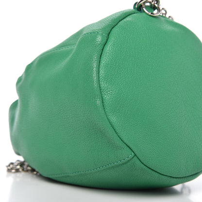 Mulberry Calfskin Georgia May Jagger Biker Pouch Emerald Green 6 of 9