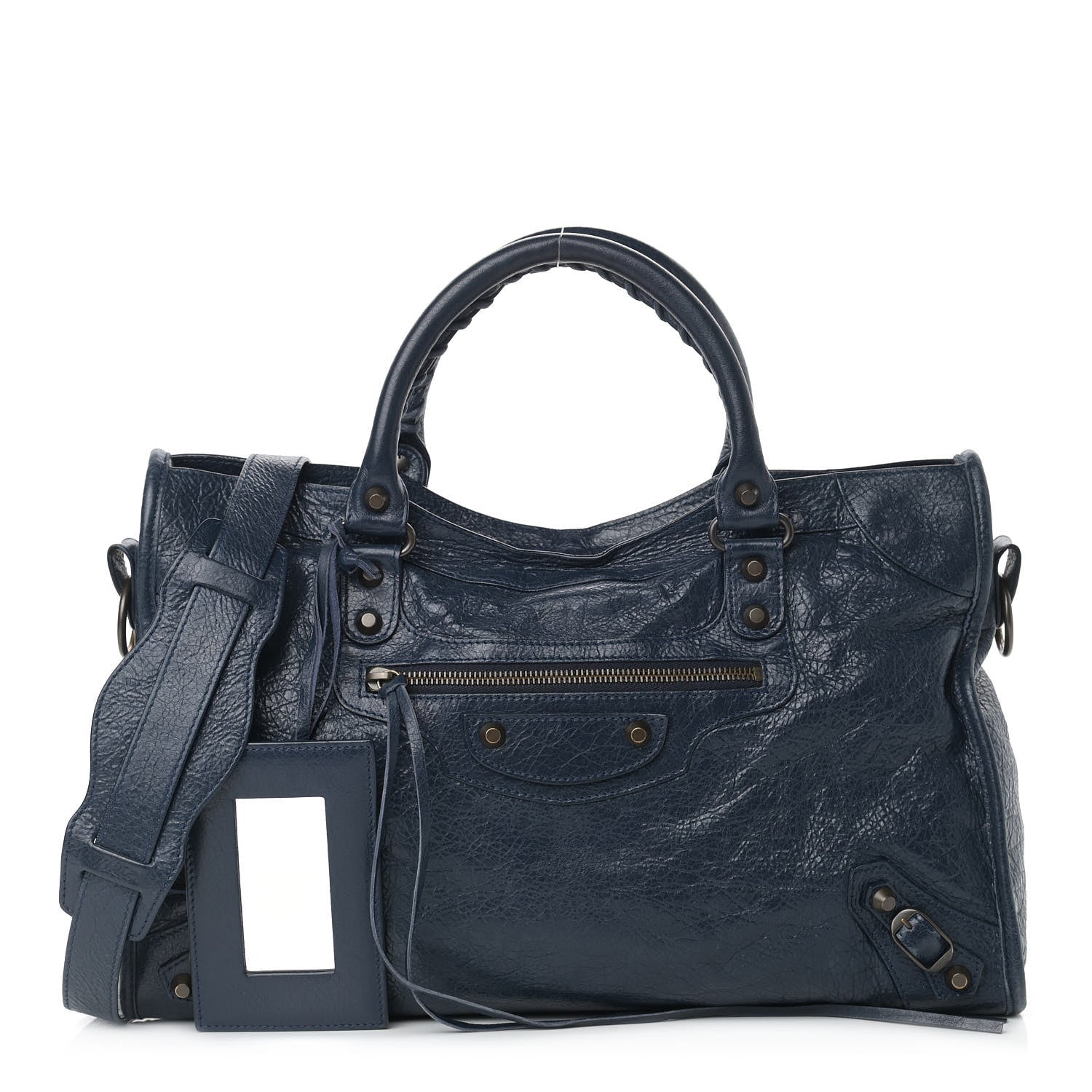 Balenciaga Agneau Classic Hardware City Bleu Obscur 1 of 14