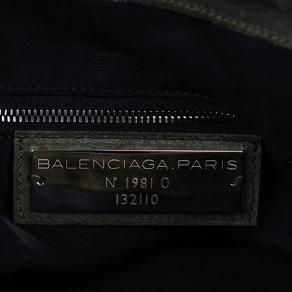 Balenciaga Baby Daim Suede Classic Hardware Work Vert Militaire 6 of 8