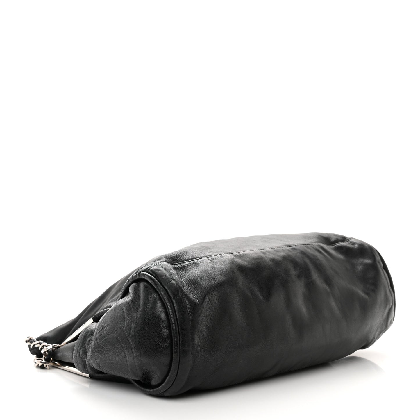 Lambskin Large Ultimate Soft Tote Black