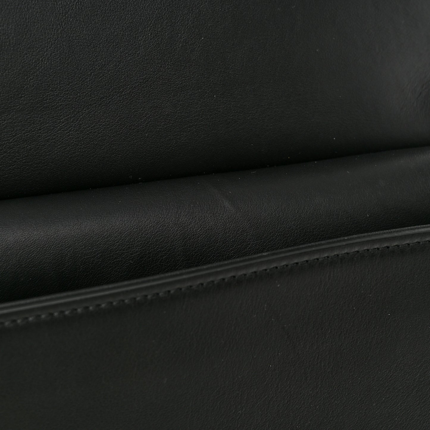 Calfskin Small Biker Chain Satchel Black