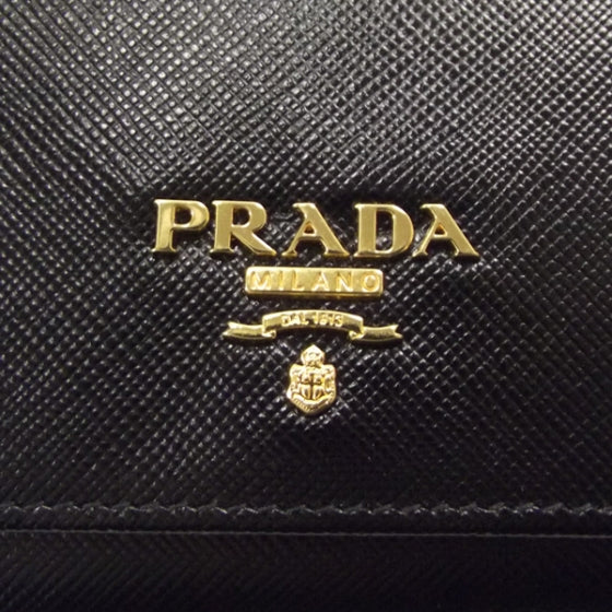 Prada Saffiano Long Wallet Black 9 of 9