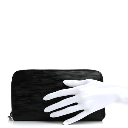 Louis Vuitton Epi Zippy Organizer Wallet Black 2 of 16