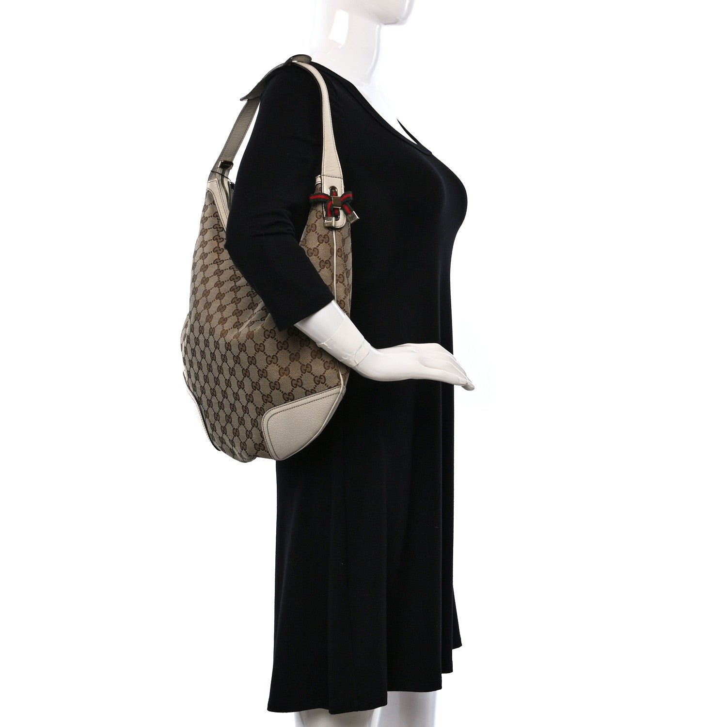 Gucci Monogram Large Princy Hobo Off White 3 of 17
