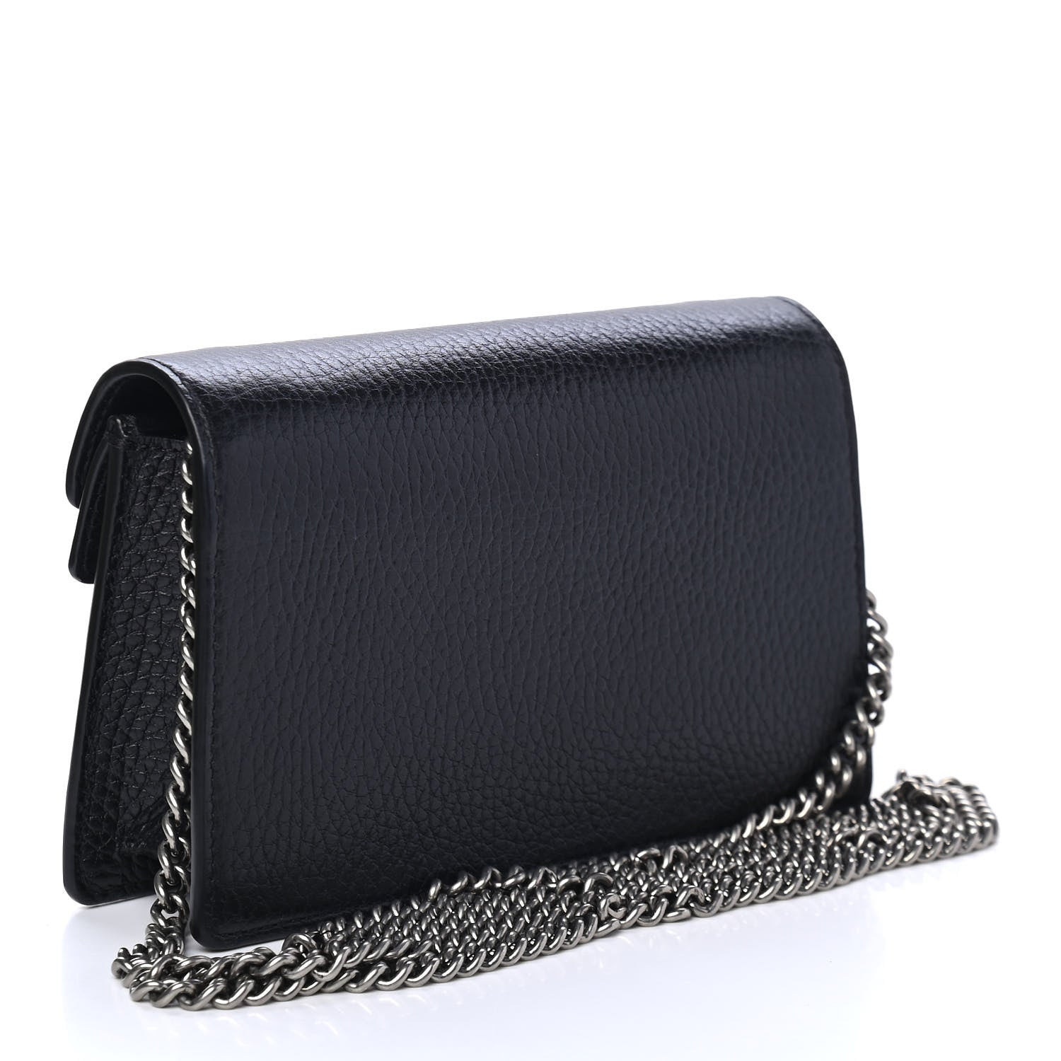 Gucci Calfskin Super Mini Dionysus Shoulder Bag Black 2 of 4