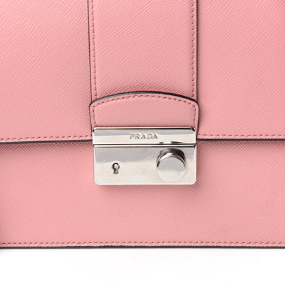 Prada Saffiano Pattina Sound Chain Crossbody Bag Petalo 8 of 8
