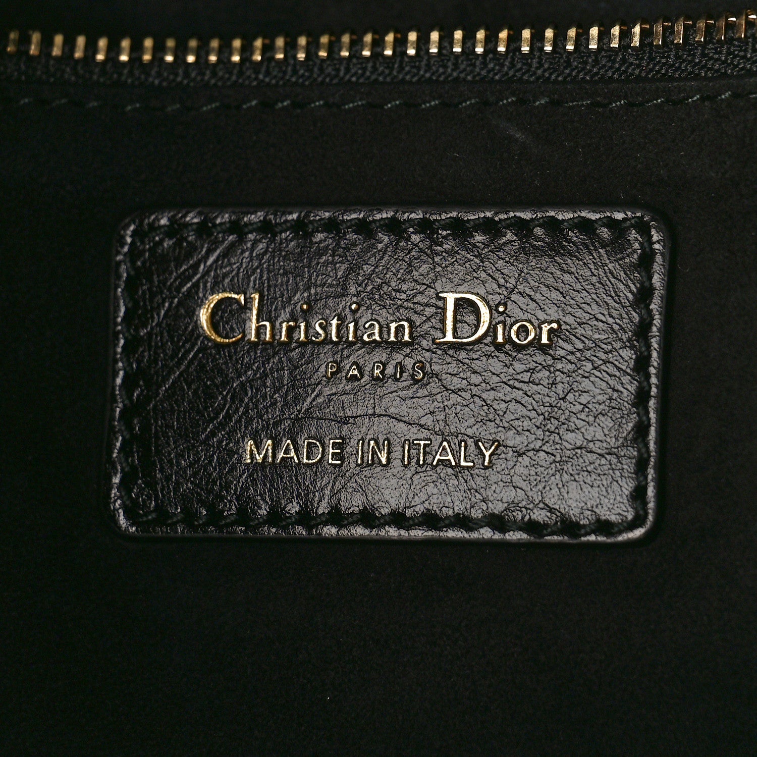 Christian Dior Grained Calfskin Cannage Large Supple Lady Dior Black 6 of 9