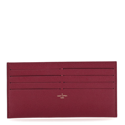 Louis Vuitton Calfskin Felicie Card Holder Insert Fuchsia 1 of 7