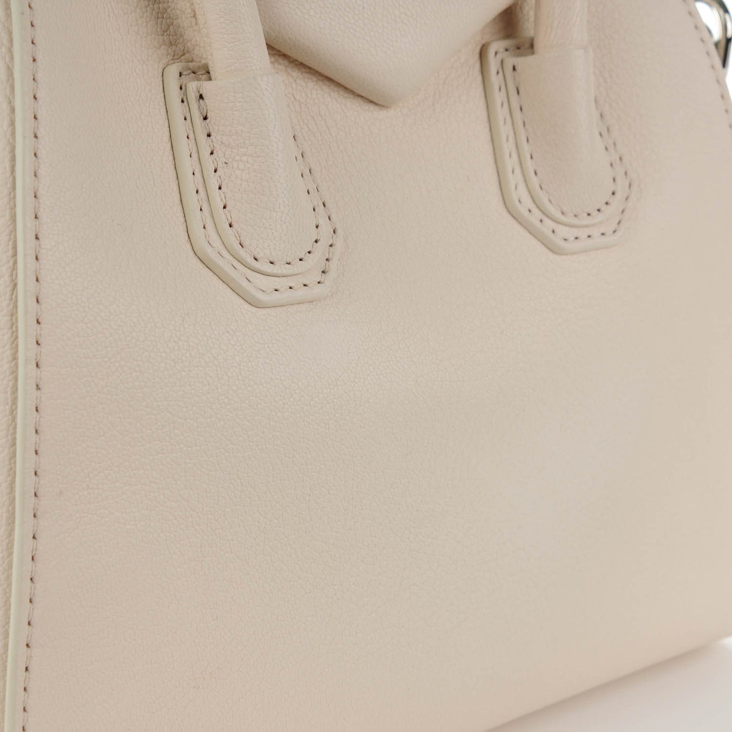 Sugar Goatskin Mini Antigona Ivory