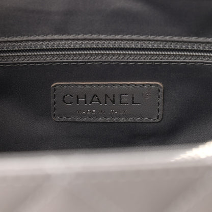Chanel Caviar Quilted XL Grand Shopping Tote GST Light Grey 6 of 11