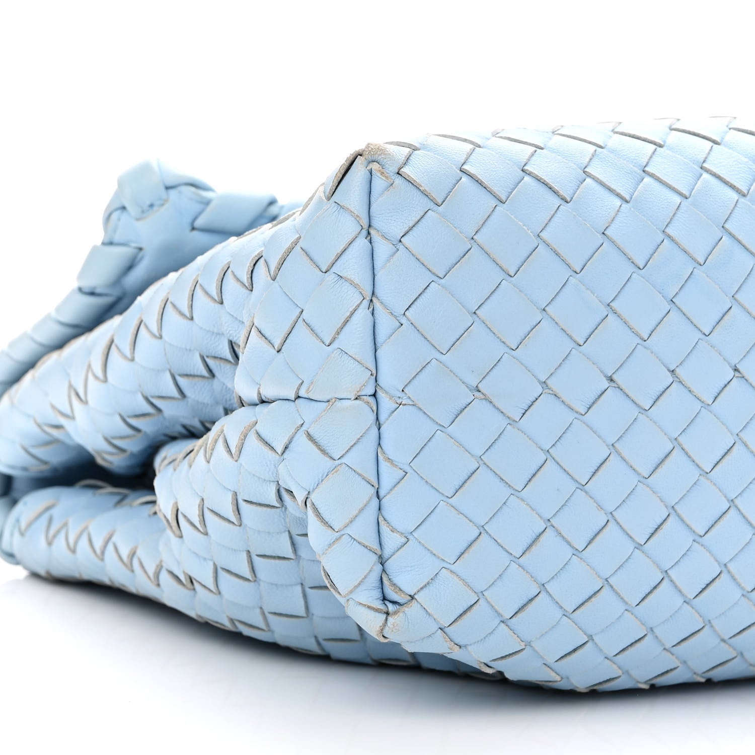 Bottega Veneta Nappa Intrecciato Large Olimpia Bag Light Blue 9 of 12