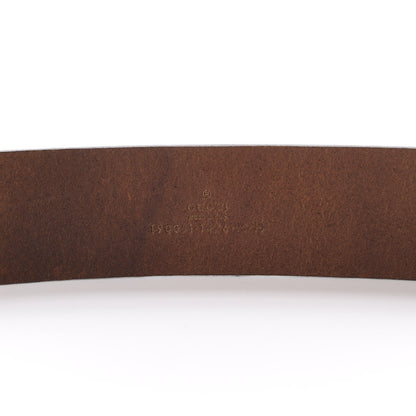 Gucci Guccissima Signature Belt 95 38 Dark Brown 3 of 9
