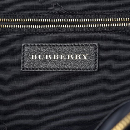 Burberry Signature Grain Calfskin Medium Welburn Tote Black 6 of 8