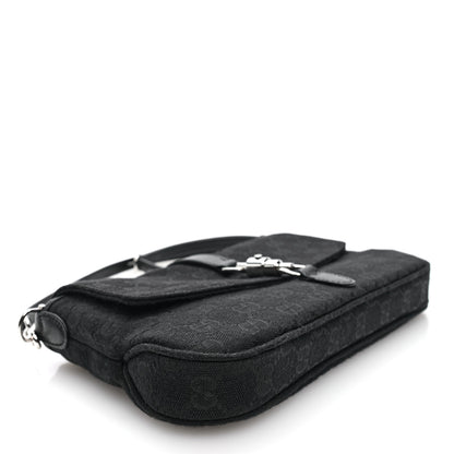 Gucci Monogram Medium Aperitivo Shoulder Bag  Black 4 of 9
