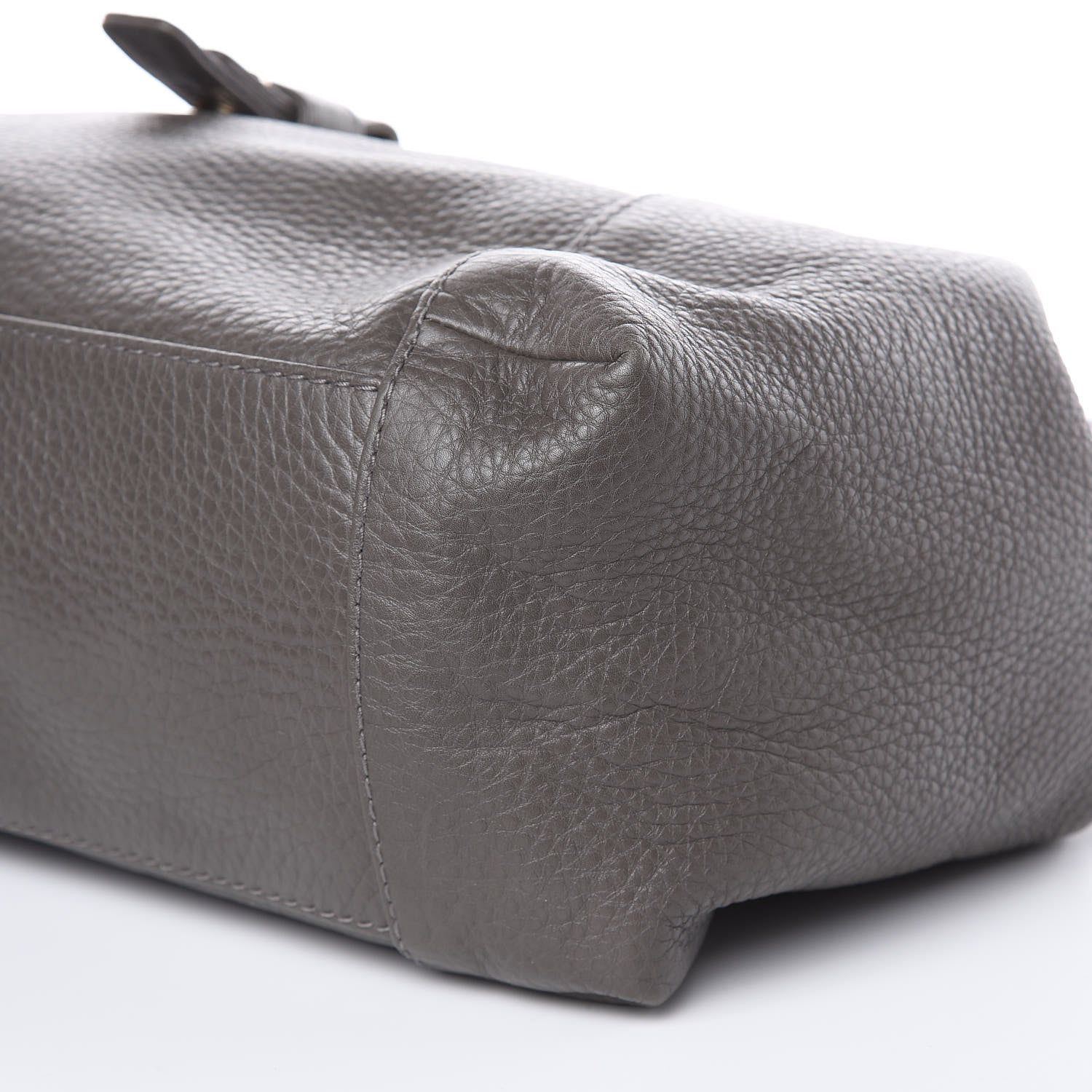 Gucci Pebbled Calfskin Medium Greenwich Shoulder Bag Grey 10 of 11