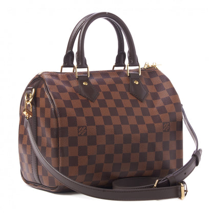 Louis Vuitton Damier Ebene Speedy Bandouliere 25 3 of 9