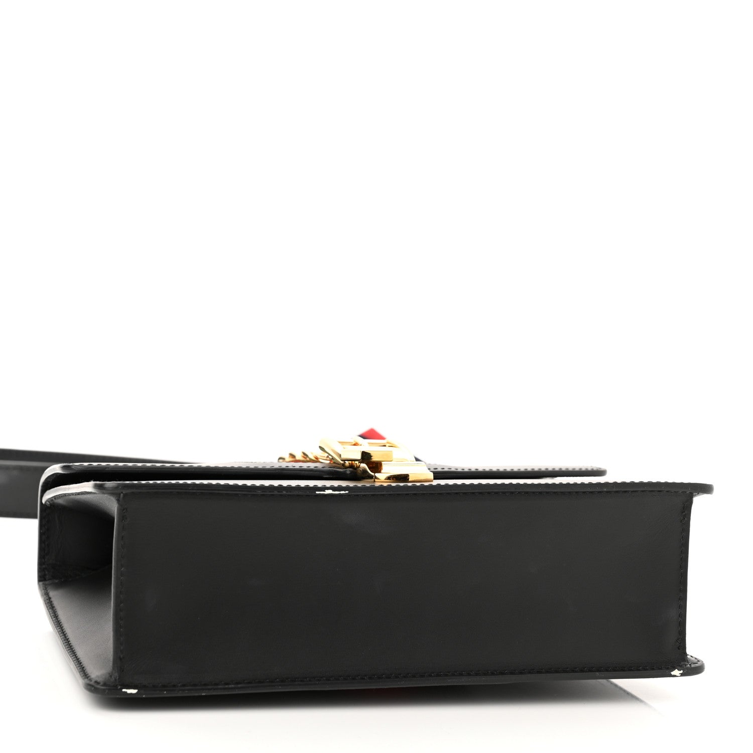 Gucci Calfskin Small Sylvie Shoulder Bag Black 4 of 14