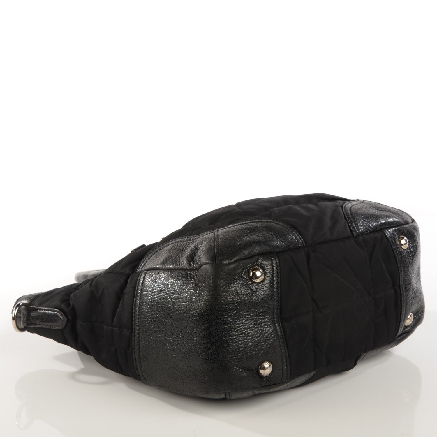 Prada Tessuto Nylon Quilted Tote Nero Black 4 of 9