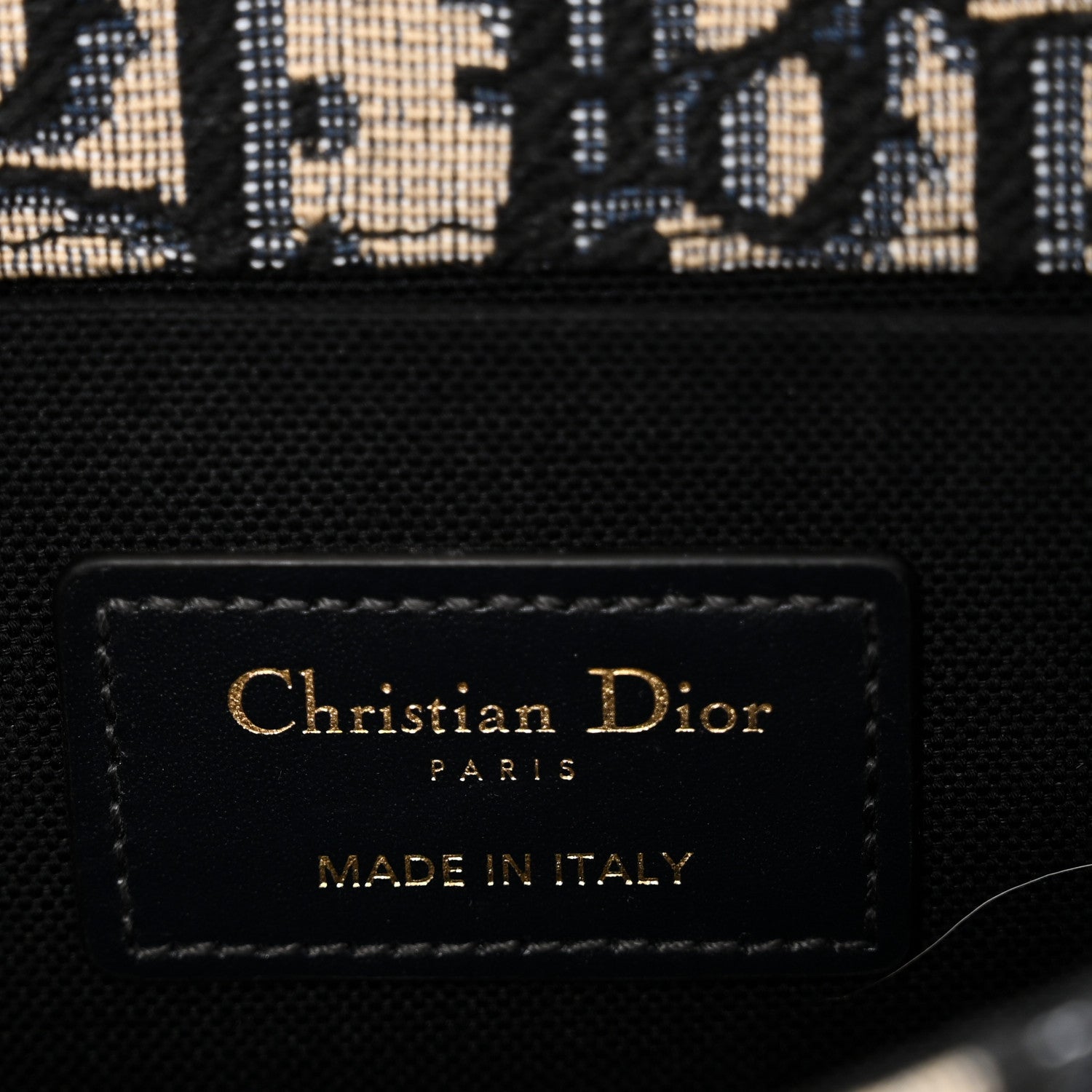 Christian Dior Oblique 30 Montaigne East West Chain Flap Bag Blue 6 of 9