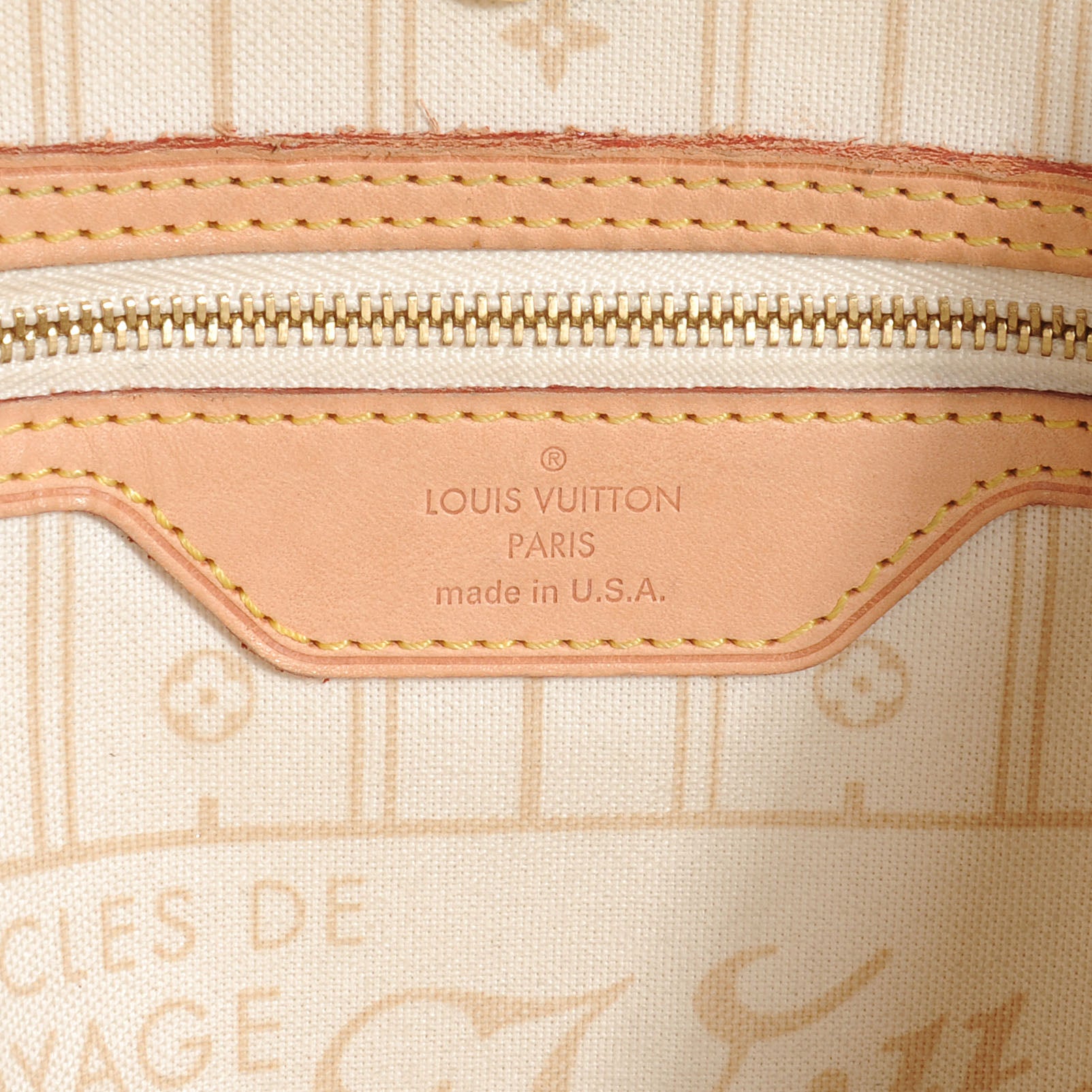 Louis Vuitton Damier Azur Neverfull GM 6 of 8