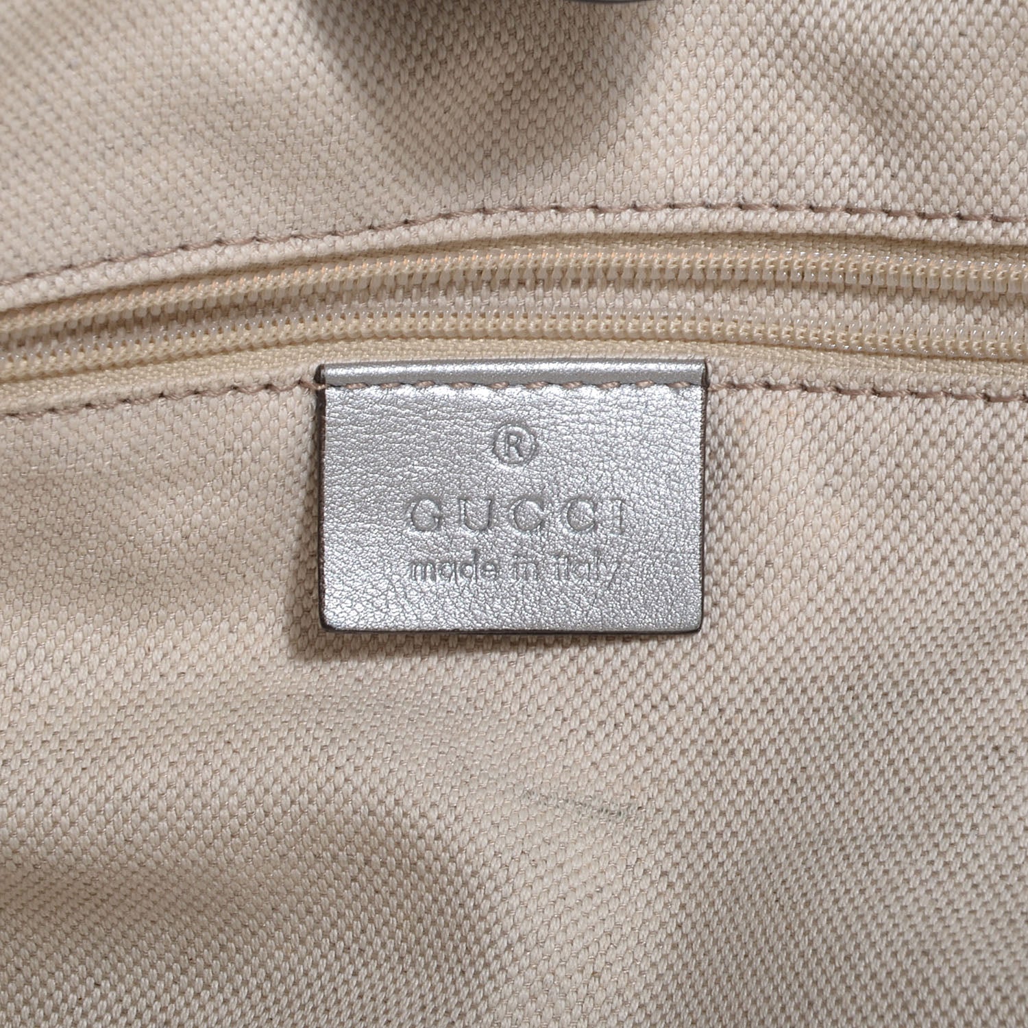 Gucci Guccissima Large Sukey Tote Silver 6 of 7
