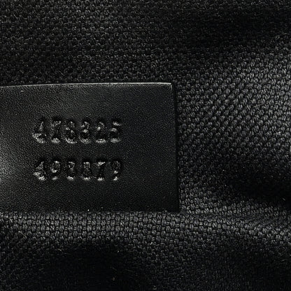 Gucci GG Supreme Monogram Web Belt Bag Black Grey 7 of 9