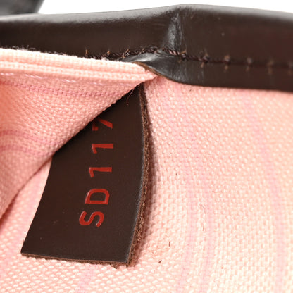 Louis Vuitton Damier Ebene Neo Neverfull MM Rose Ballerine 7 of 10