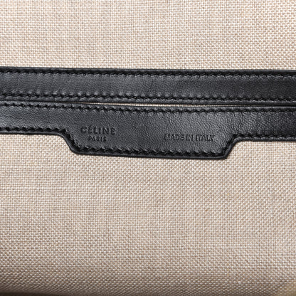 Celine Crocodile Embossed Calfskin Small Triptyque Satchel Black 8 of 9
