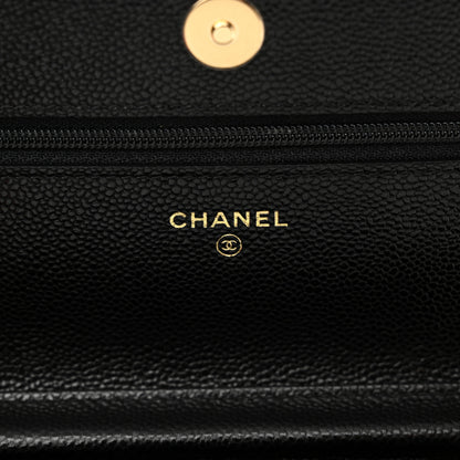 Chanel Caviar Quilted Miss Coco Wallet On Chain WOC Black 6 of 13