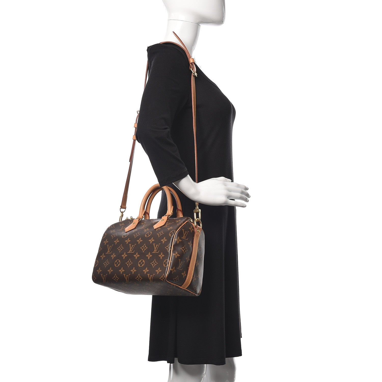 Louis Vuitton Monogram Speedy Bandouliere 25 2 of 9