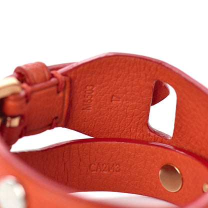 Louis Vuitton Goatskin Spike It Wrap Bracelet 17 Piment 5 of 5