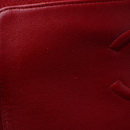 Chanel Caviar Quilted Medium Double Flap Dark Red 16 of 20