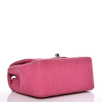 Chanel Iridescent Caviar Quilted Mini Square Flap Hot Pink 3 of 11